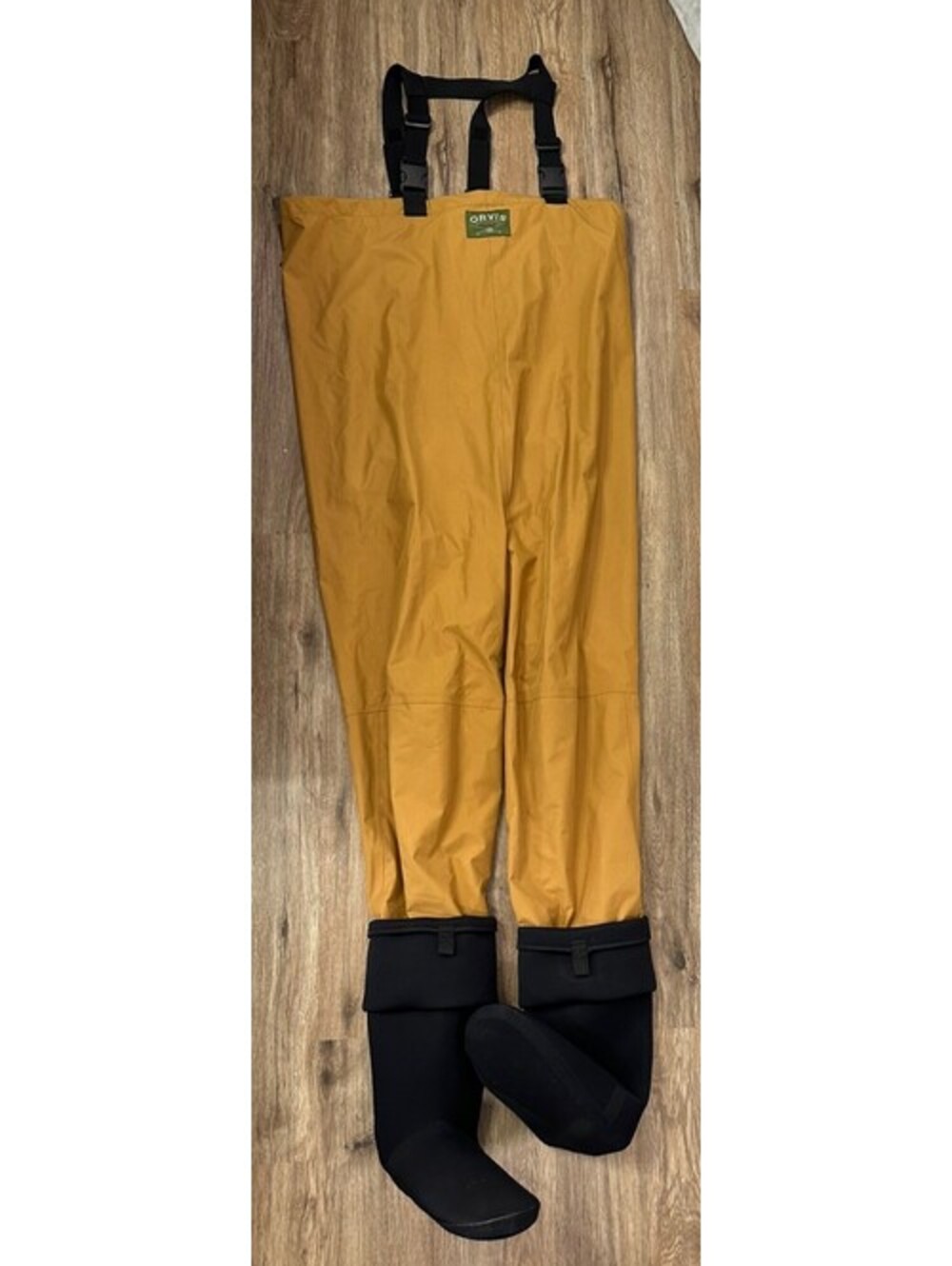 ORVIS Men’s Fly Fishing Bibs Waders Stocking Foot Chest Lightweight  Size Large